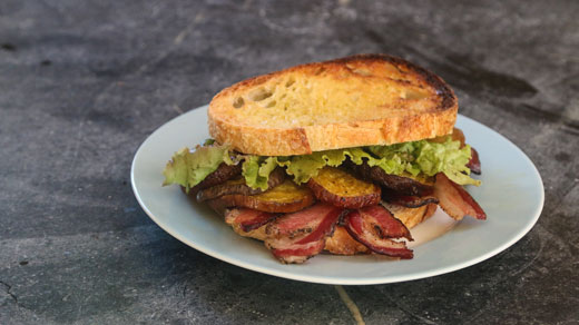 BLB's - Bacon, Lettuce, and Beet Sandwiches