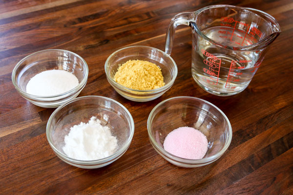 Dissolve the Salts, Dextrose and Mustard